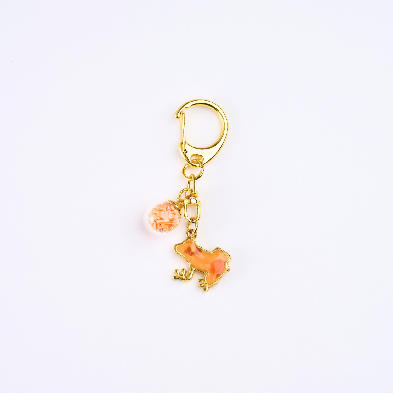 森のカエル(オレンジ)
